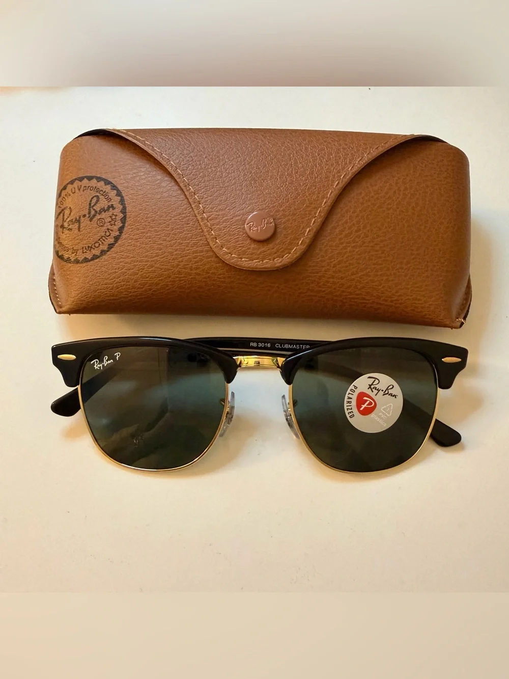 Ray-Ban Clubmaster RB3016 Polarized Sunglasses